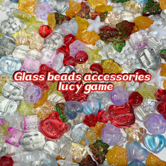 Lucky game-Glass beads accessories（Multi-Shape Multi-Color Glass Beads and Charms Accessories）