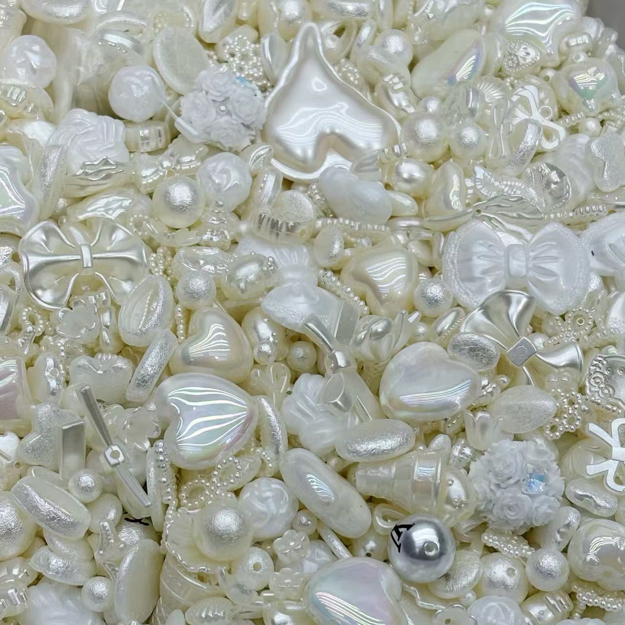 Acrylic beads-pearl (for beadable pens, keychains, phone chains)
