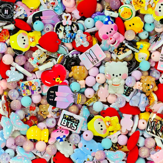Acrylic Beads -Bt21 2.0 (for beaded pen, keychains, phone chains)