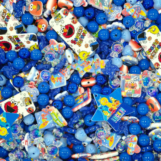 Acrylic Beads - Elmo (for beaded pen, keychains, phone chains)