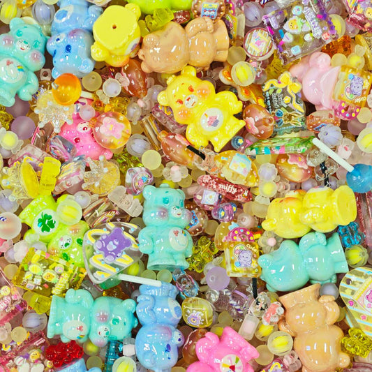 Acrylic beads - Care bear (for beadable pens, keychains, phone chains)