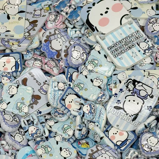 Acrylic beads-Pochacco (for beadable pens, keychains, phone chains)