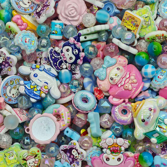 Acrylic Beads -Sanrio (for beadable pens, keychains, phone chains)