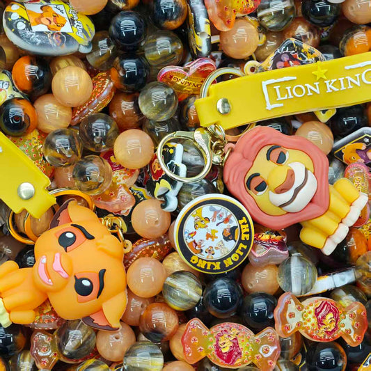 Acrylic beads-Lion King Sunshine (for beadable pens, keychains, phone chains)