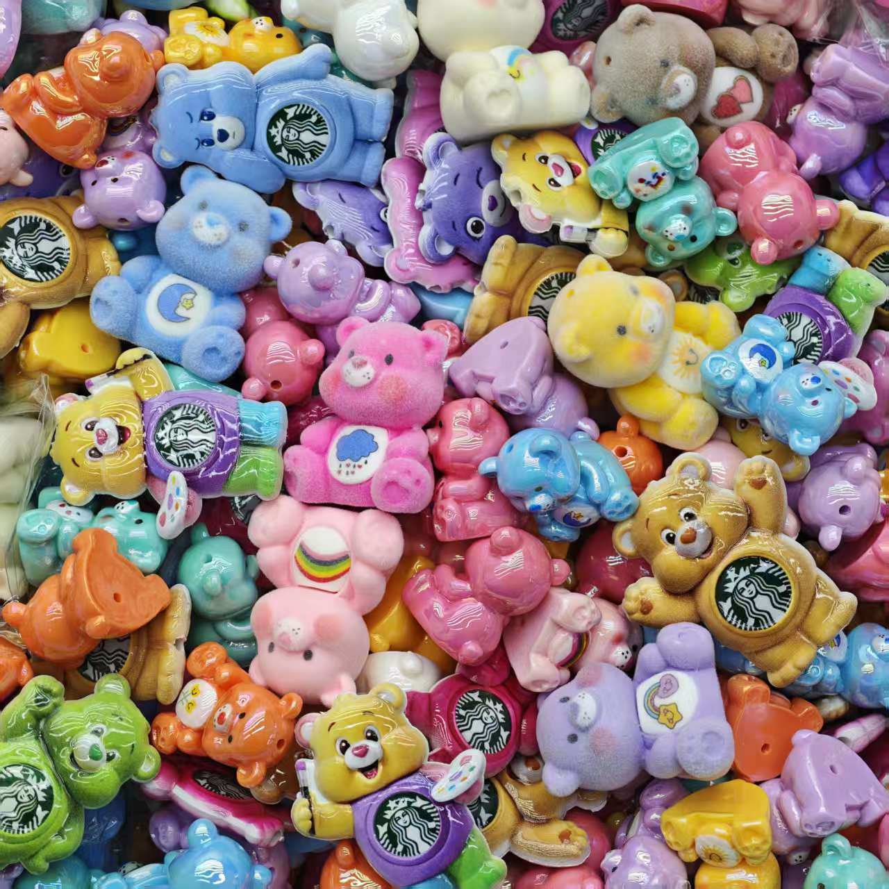 Big sale! Acrylic Beads -care bear figure mini 2.0 (for beaded pen, keychains, phone chains)