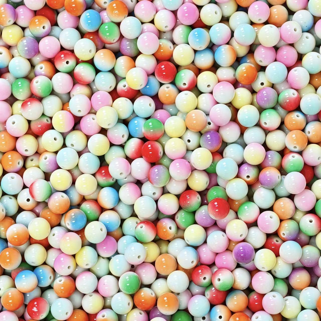 Acrylic Beads - candy color  (for beaded pen, keychains, phone chains)