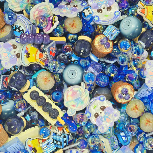 Acrylic Beads -Blue berry (for beaded pen, keychains, phone chains)