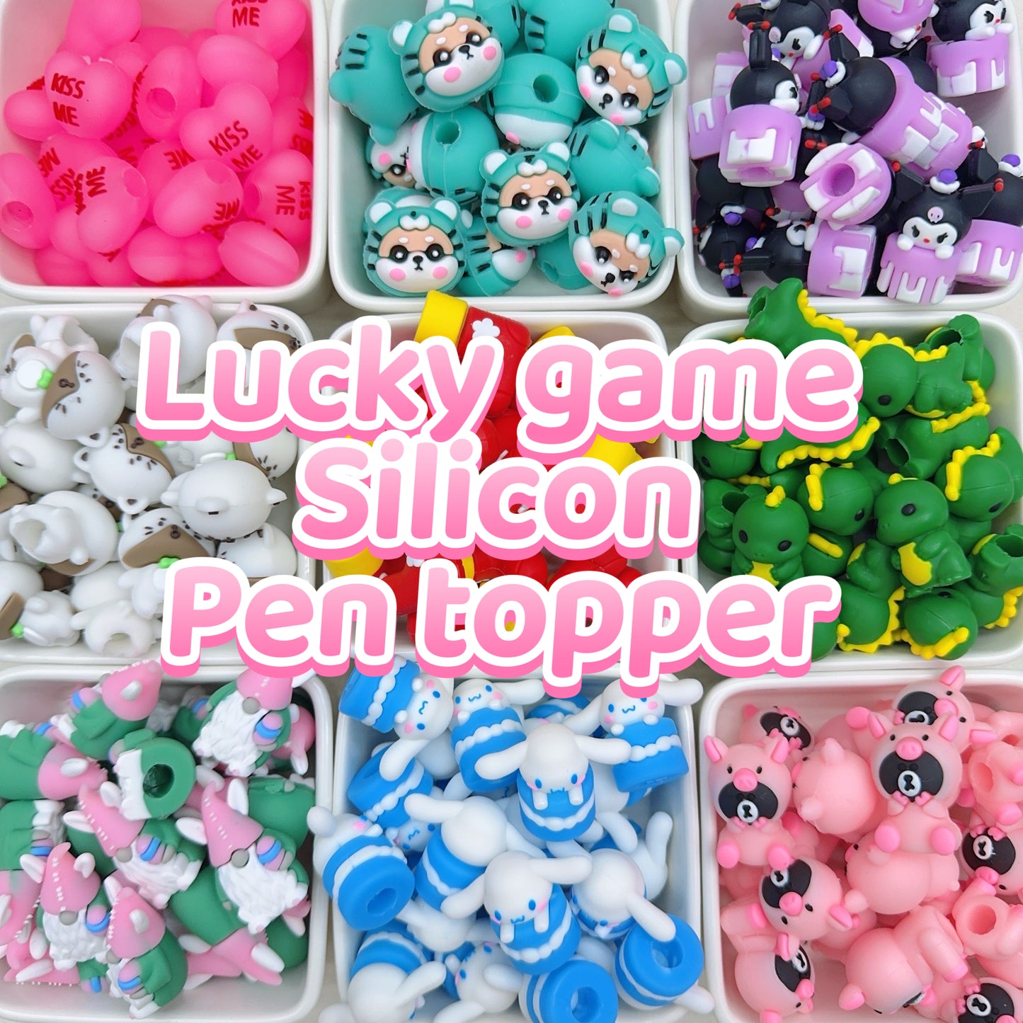 Lucky game - Silicon pen topper