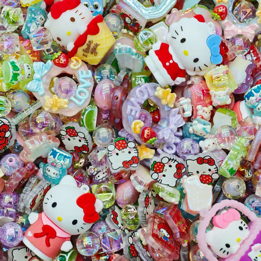 Acrylic beads-HK (for beadable pens, keychains, phone chains)