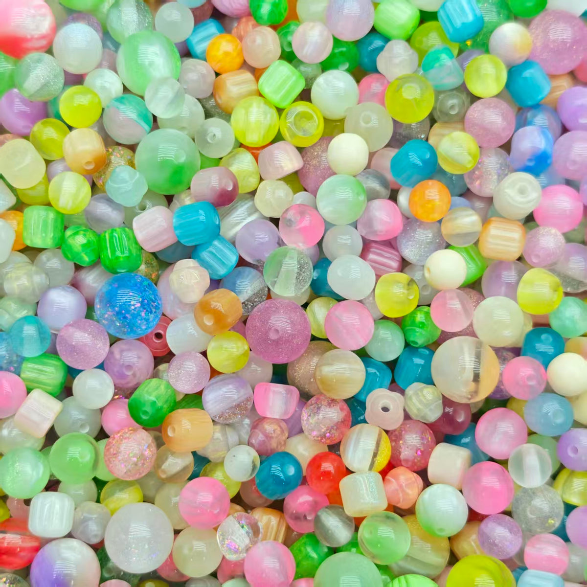 BOGO！ Resin beads - Glitter 2.0  (for beadable pens, keychains, phone chains)