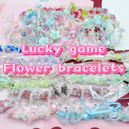 (BOGO)Lucky game-Flower Bracelets