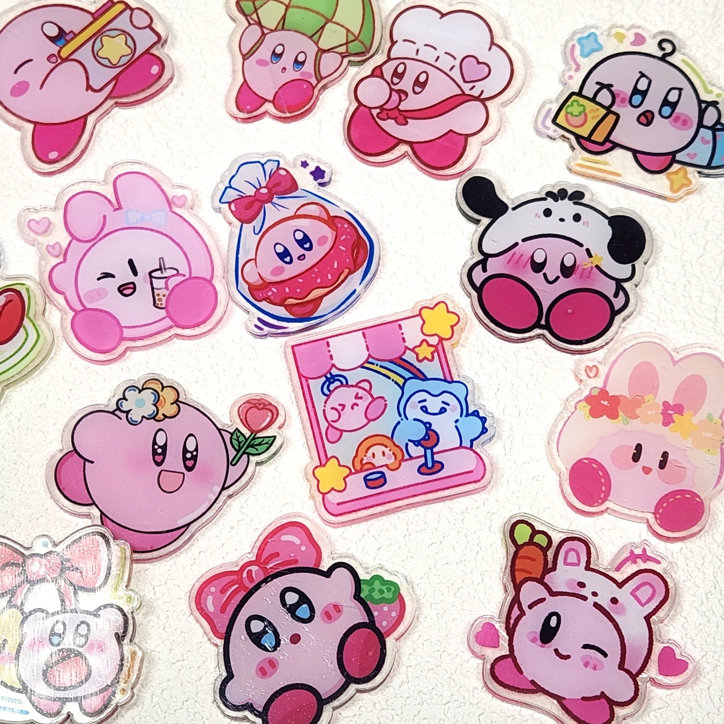 4cm NEW Kirby  acrylic slices