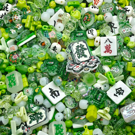 Old friends sale!! Acrylic Beads - Mahjong (for beaded pen, keychains, phone chains)