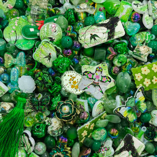 Acrylic Beads -Spring (for beadable pens, keychains, phone chains)
