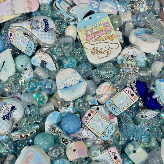 Acrylic beads- Cinna (for beadable pens, keychains, phone chains)