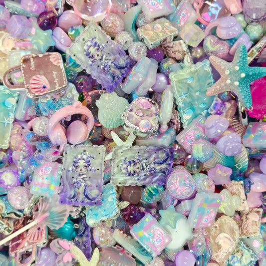 Acrylic Beads -Dream ocean (for beadable pens, keychains, phone chains)