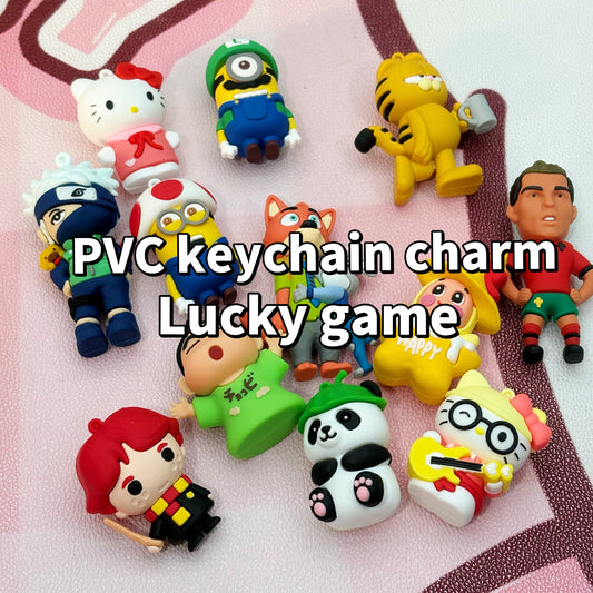 Lucky game-PVC Keychain Charms