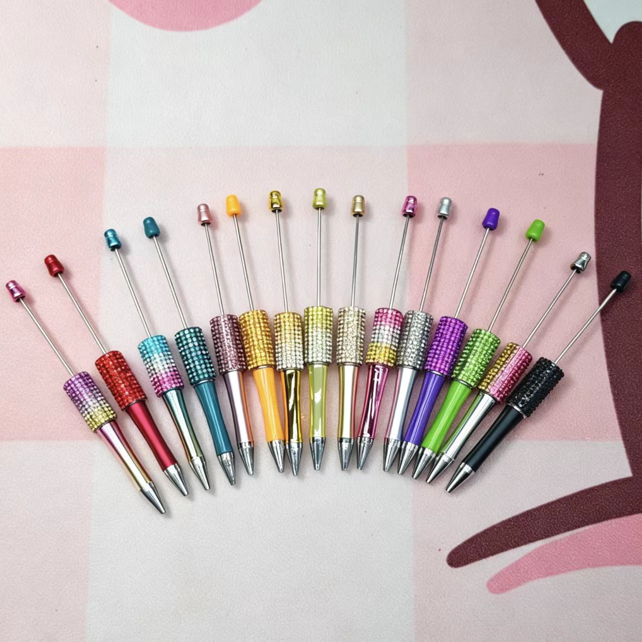 Tool-Diamond gradient beaded pen