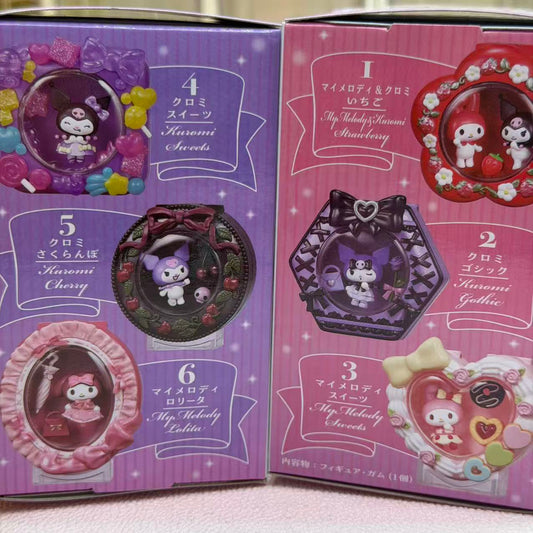Blind box-Sanrio My Melody & Kuromi Makeup Box – Cute Cosmetic Storage Case