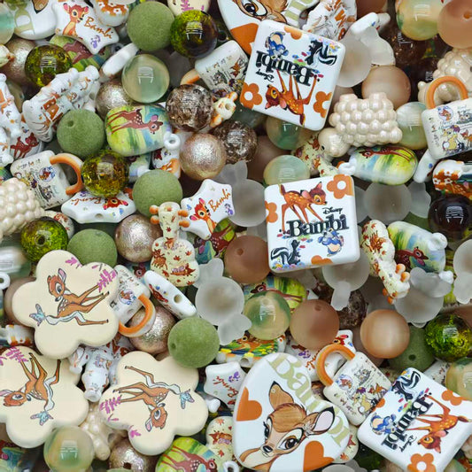 Acrylic Beads -Bambi (for beadable pens, keychains, phone chains)
