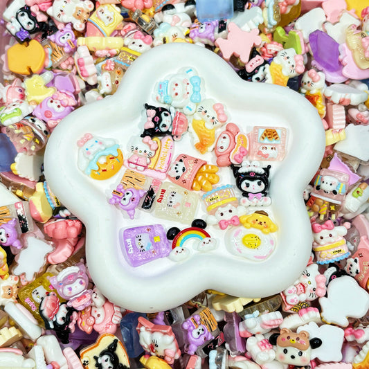 Big charms -Sanrio mix (for croc charms, phone cases, hair tie, hair clips, keychains, earrings etc)