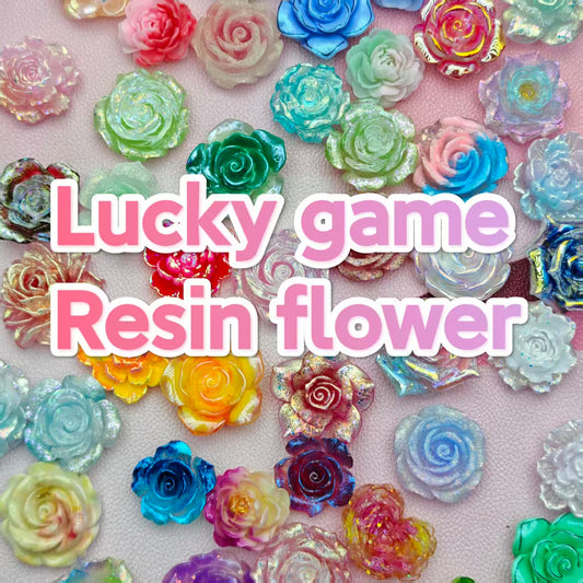 Lucky game-Resin flower