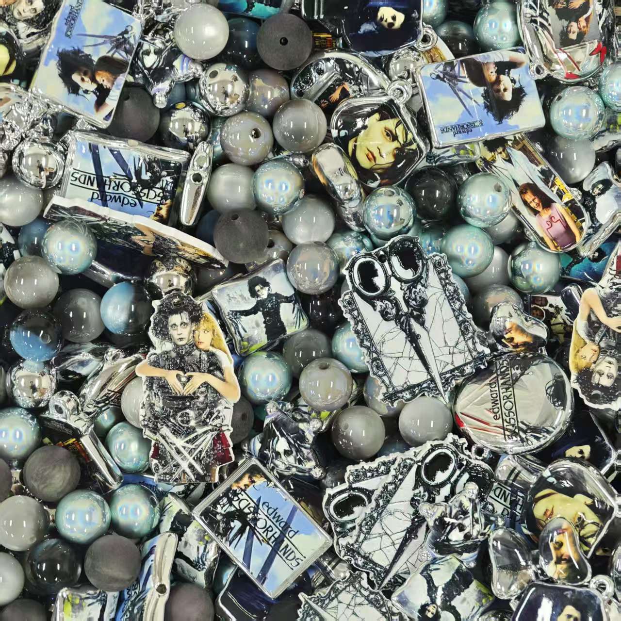 Acrylic Beads - Edward (for beaded pen, keychains, phone chains)