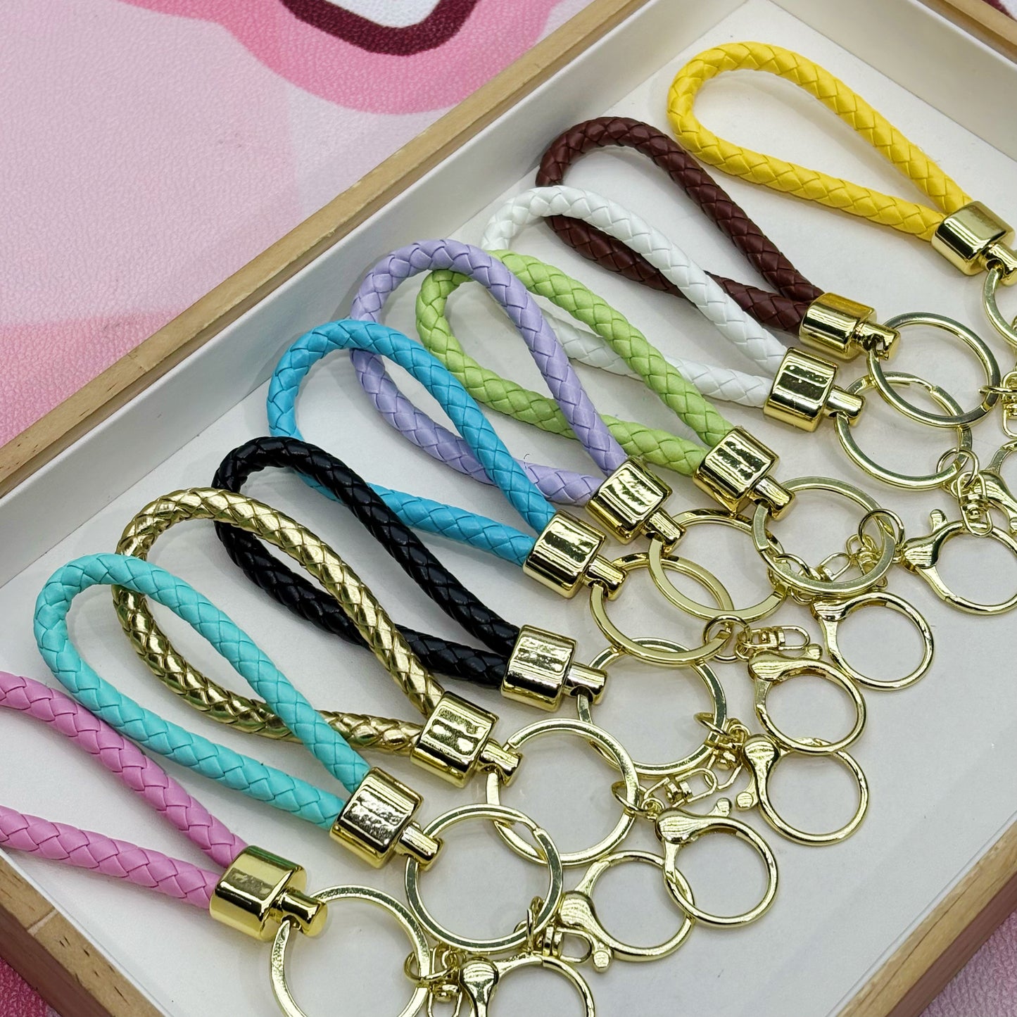Tool-Colorful Braided Keychains