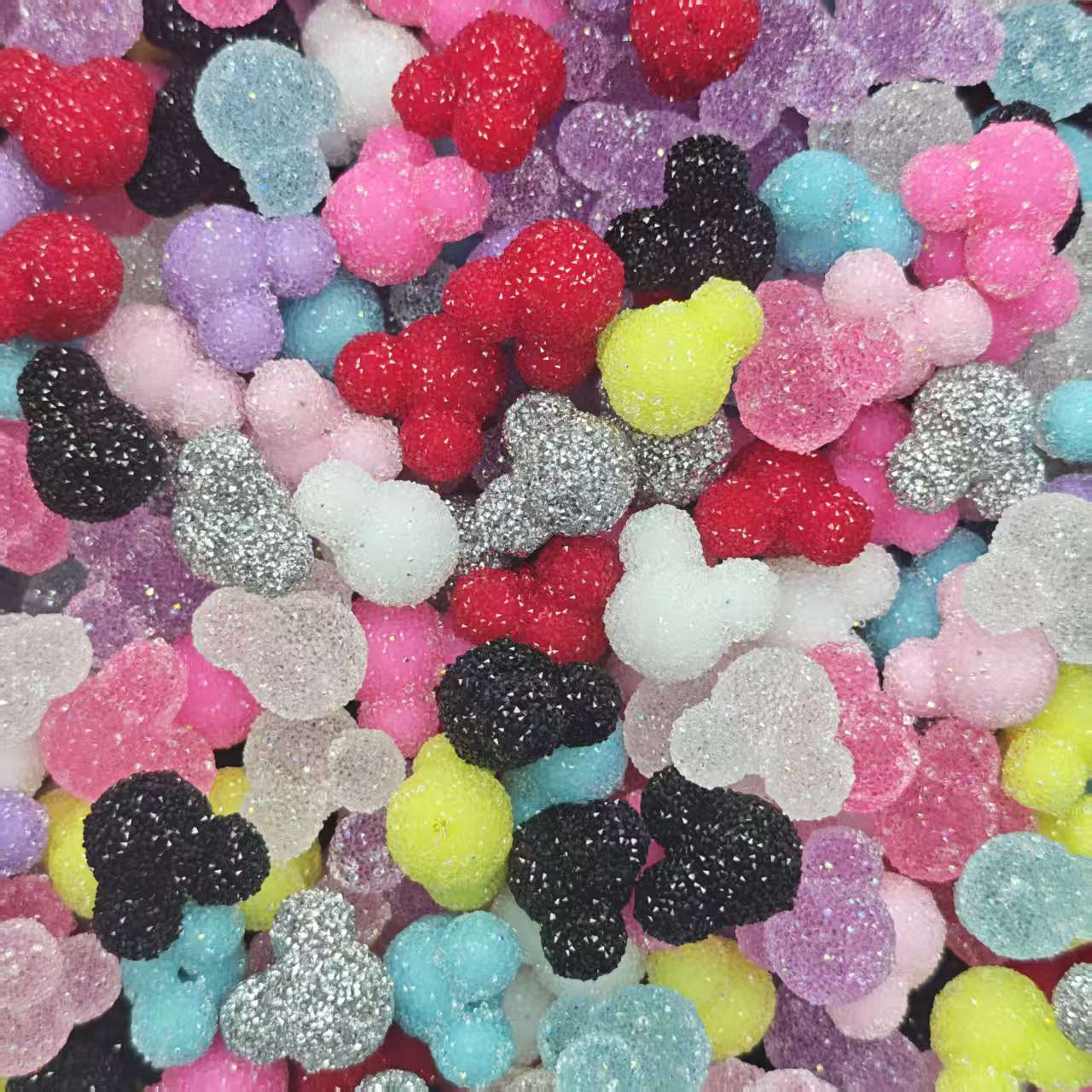 Acrylic Beads -Gummy bear mix (for beadable pens, keychains, phone chains)