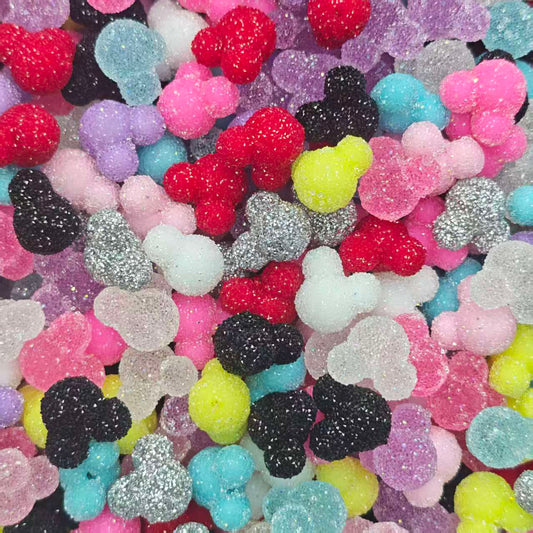 Acrylic Beads -Gummy bear mix (for beadable pens, keychains, phone chains)