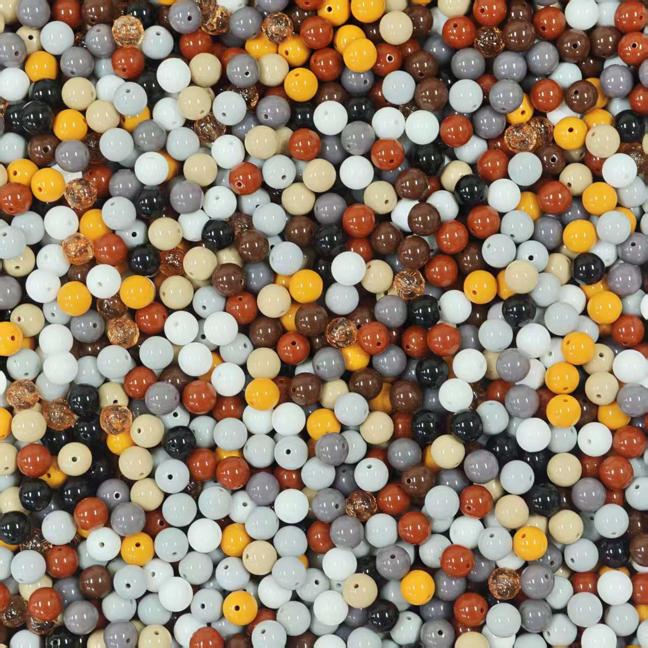Acrylic Beads -12mm Cold colors (for Bracelet, necklace, keychains, phone chains)