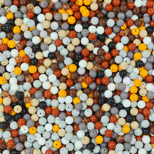 Acrylic Beads -12mm Cold colors (for Bracelet, necklace, keychains, phone chains)