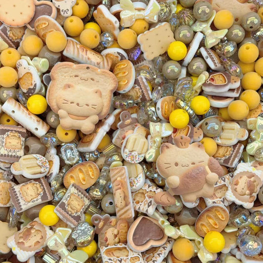 Acrylic Beads - Biscuit (for beaded pen, keychains, phone chains)