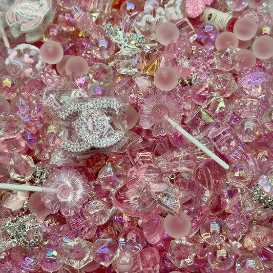 Acrylic beads – Dream Pink for beadable pens, keychains, phone chains