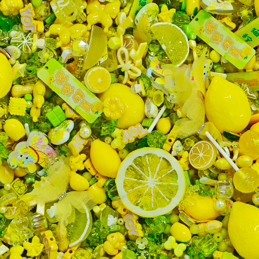 Acrylic Beads -Lemon Whisper (for beaded pen, keychains, phone chains)