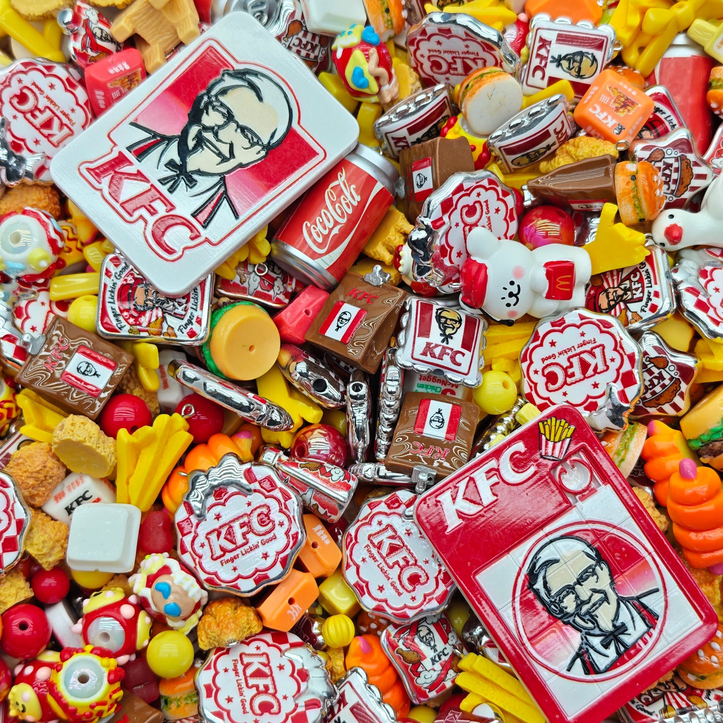 Acrylic beads-KFC(for beadable pens, keychains, phone chains)