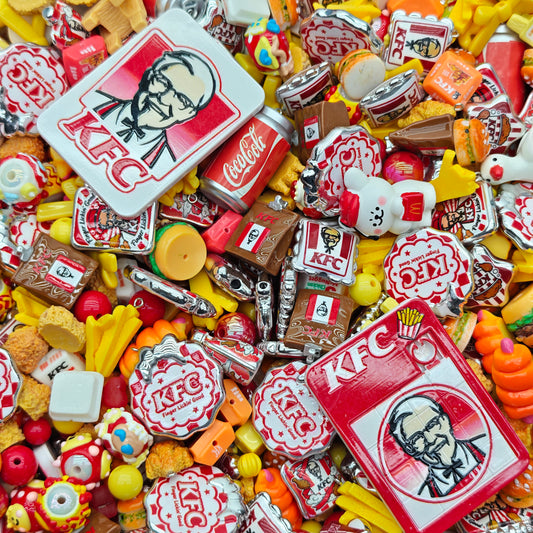 Acrylic beads-KFC(for beadable pens, keychains, phone chains)