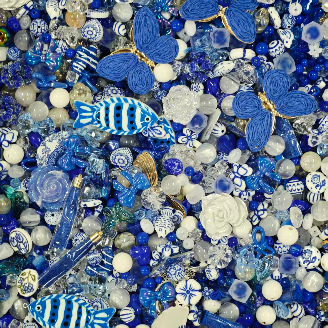 Acrylic beads - Chinese style 3.0 (for beadable pens, keychains, phone chains)