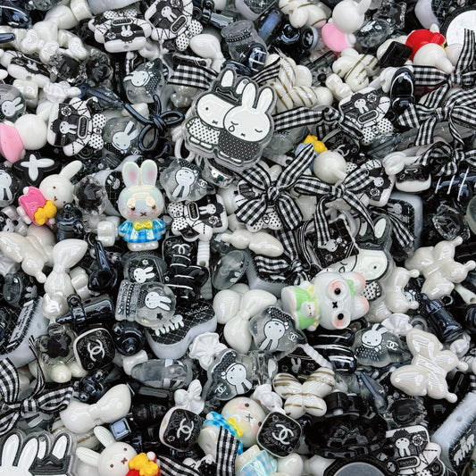 Acrylic Beads -Miffy(for beaded pen, keychains, phone chains)