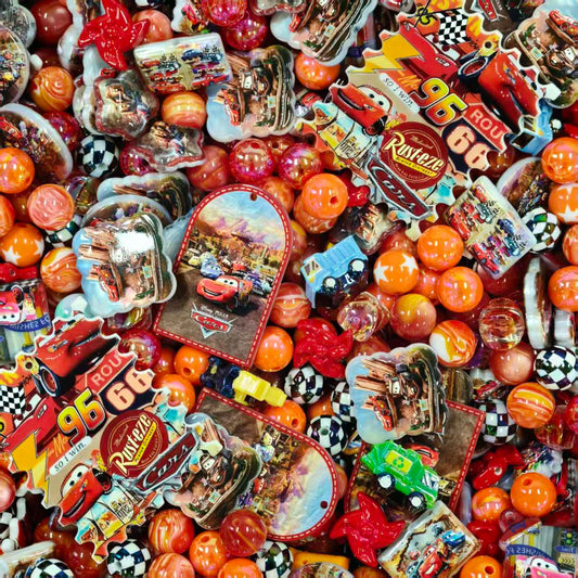 Acrylic Beads - Car (for beaded pen, keychains, phone chains)