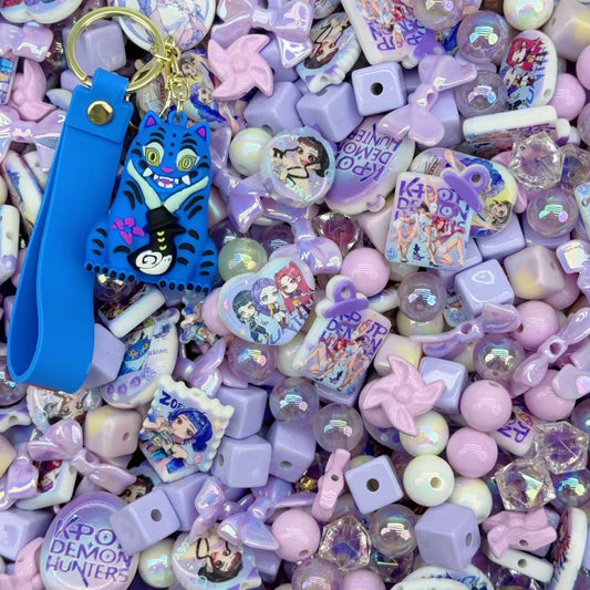Acrylic Beads - Demon hunter(for beaded pen, keychains, phone chains)