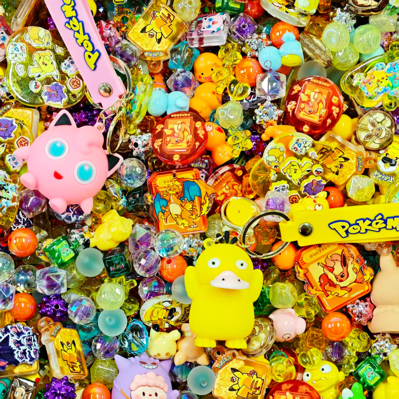 Acrylic beads - Pokémon (for beadable pens, keychains, phone chains)