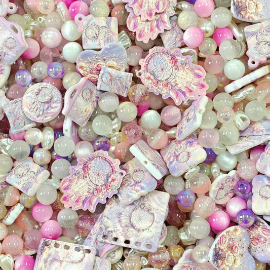Acrylic beads - Dream catcher2.0 (for beadable pens, keychains, phone chains)