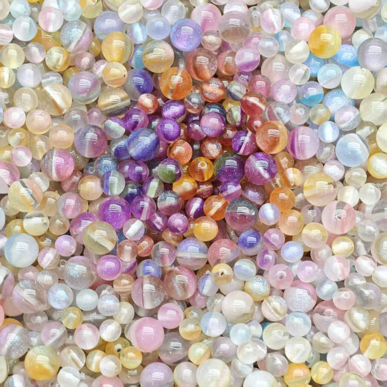 Crazy BOGO！ Resin beads - Color changing galaxy (for beadable pens, keychains, phone chains)