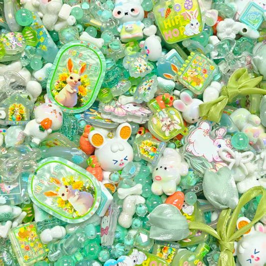 Acrylic Beads -Rabbit (for beaded pen, keychains, phone chains)