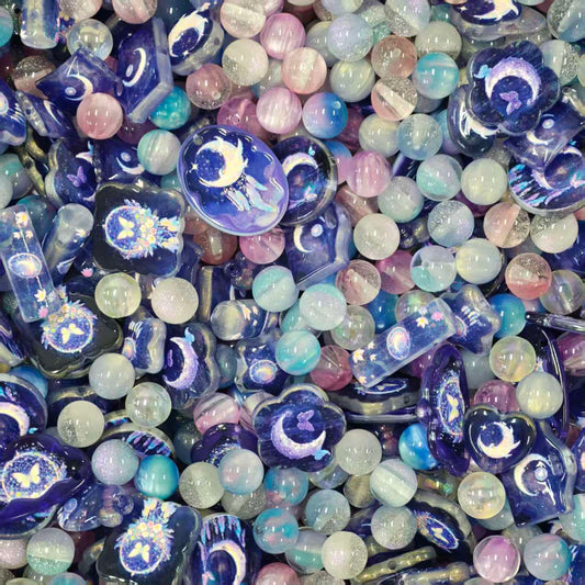 Acrylic beads - Dream catcher (for beadable pens, keychains, phone chains)