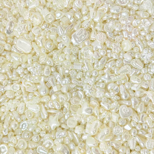 Acrylic Beads -Baroque Pearl (for beaded pen, keychains, phone chains)