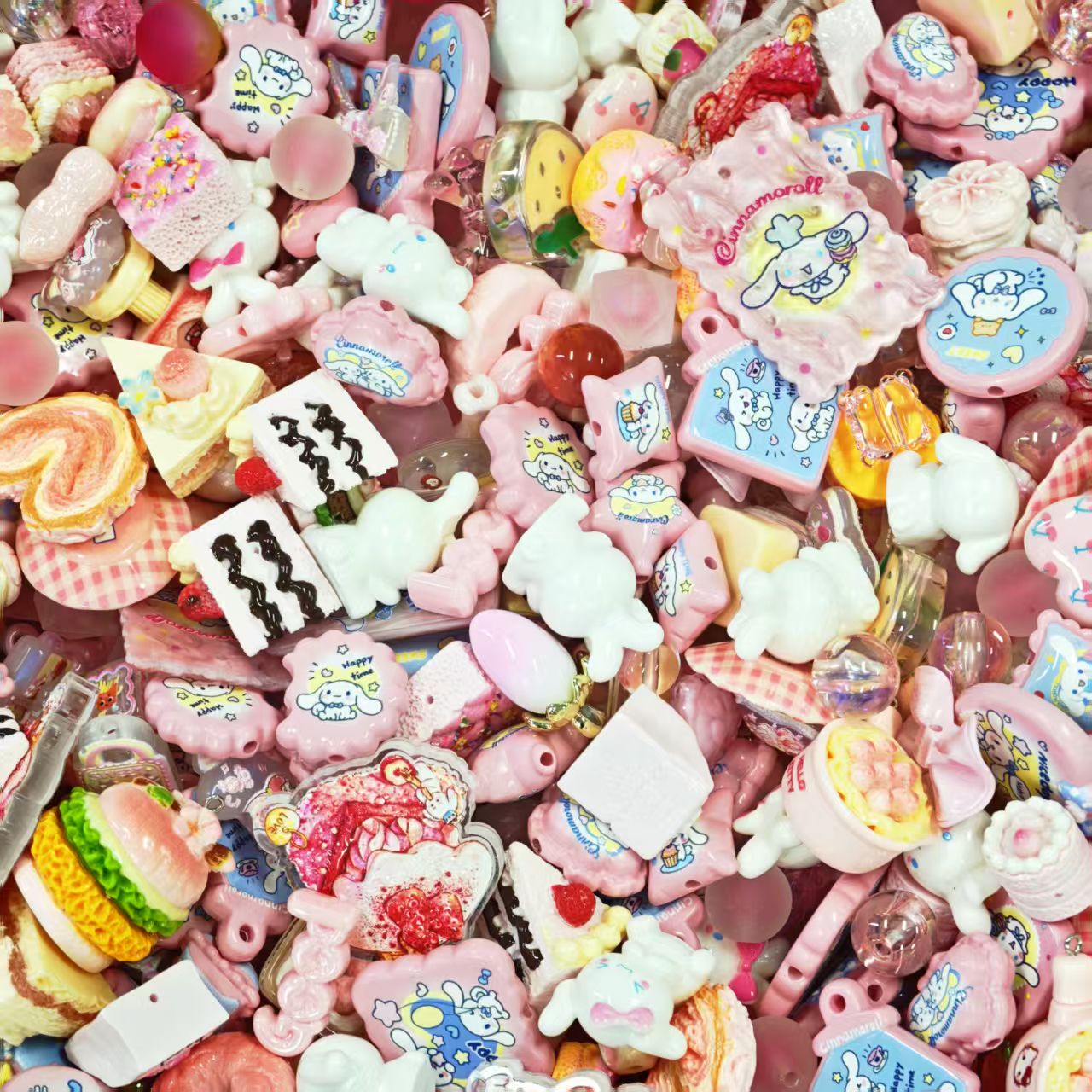 Acrylic Beads - Cake cinna(for beaded pen, keychains, phone chains)