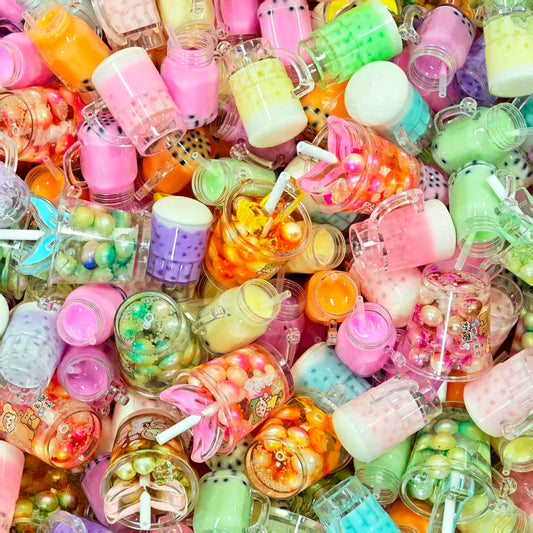 Big sale！Acrylic Charms -drinks (for beaded pen, keychains, phone chains)