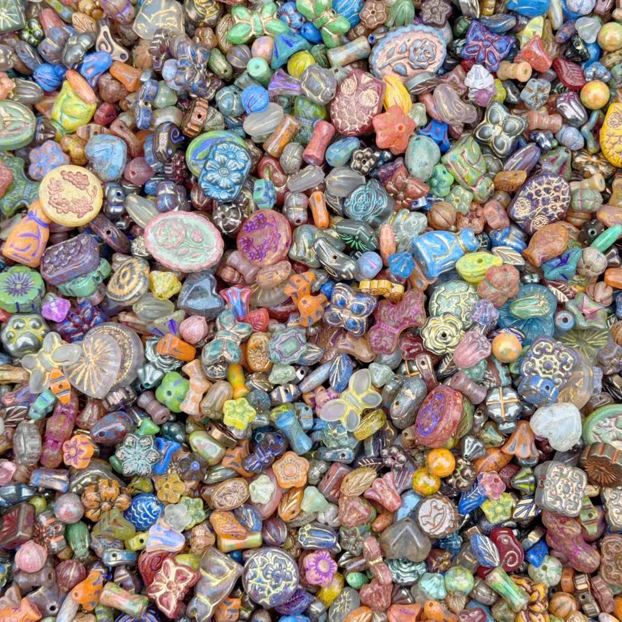 Glass  Beads - High quality Czech glass (for beaded pen, keychains, phone chains)